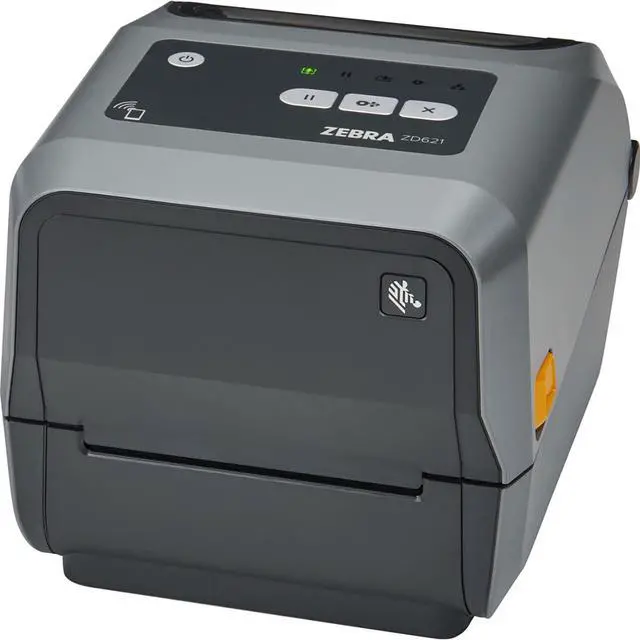 Alt view image 3 of 6 - Ze bra ZD621 300dpi Thermal Transfer Desktop Printer, Print Width 4 inch, 6 IPS - Serial, USB, Ethernet, Bluetooth Connectivity ZD621t