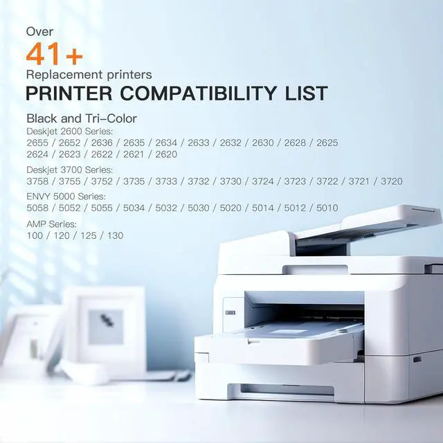 Alt view image 4 of 5 - E-Z Ink (TM Remanufactured 65XL High-Yield Ink Cartridge Replacement  65 XL to use with Envy 5055 5052 5058 DeskJet 2622 2624 2652 2655 3752 3755 Printer (Black and Tri-Color, 2 Pack)