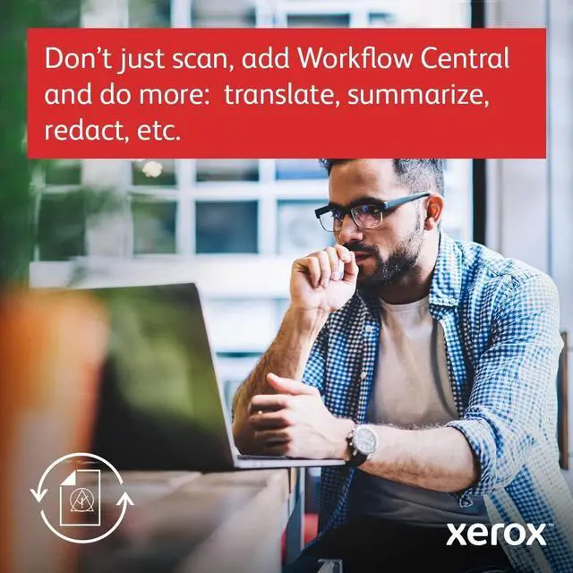 Alt view image 7 of 7 - Xerox C325 Color All-in-One Printer, Laser, DADF, Copy, Print, Scan, Fax, Email, Letter, Energy Star Certified, up to 35 PPM