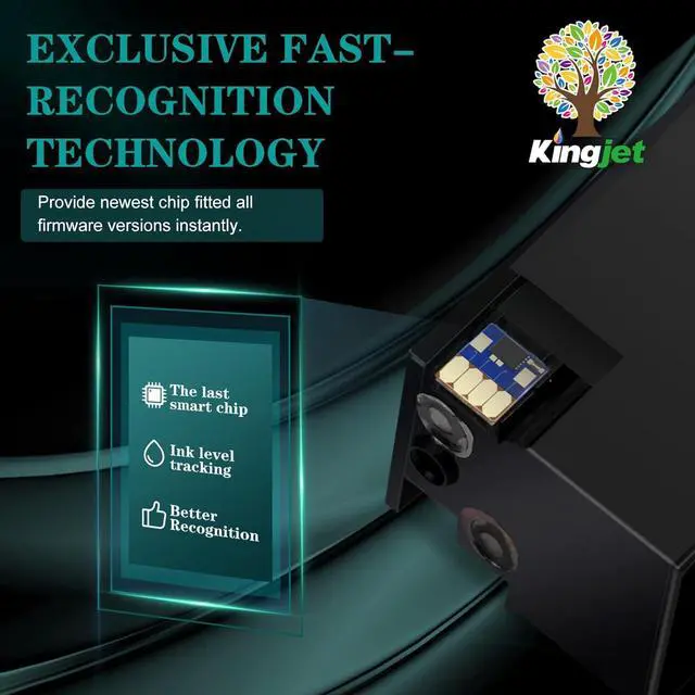 Alt view image 3 of 7 - Kingjet 972X Black Ink Cartridges Replacement  972X 972 972A Black Ink for PageWide Pro 477dw 577dw 577z 552dw 452dn 452dw 477dn PageWide Managed P55250dw P57750dw Printer, 1  972X Black