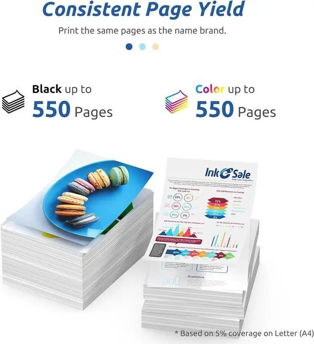 Alt view image 4 of 6 - INK E-SALE Compatible 3017XL Ink Cartridge Replacement  3017XL LC3017XL LC3017 Ink Cartridge for use with Brother MFC-J6530DW MFC-J6730DW MFC-J6930DW MFC-J5330DW Printer 8-Pack Color Combo