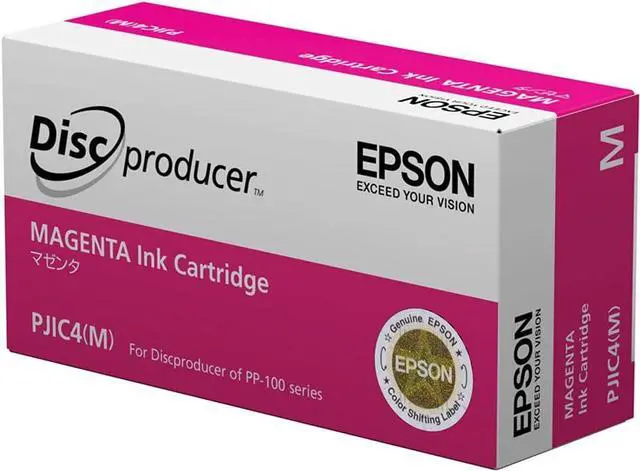 Main image of PJIC4-C13S020450 Magenta Ink Cartridge (1-Pack) for DiscProducer PP-100 in Retail Packaging
