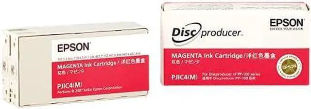 Alt view image 2 of 4 - PJIC4-C13S020450 Magenta Ink Cartridge (1-Pack) for DiscProducer PP-100 in Retail Packaging