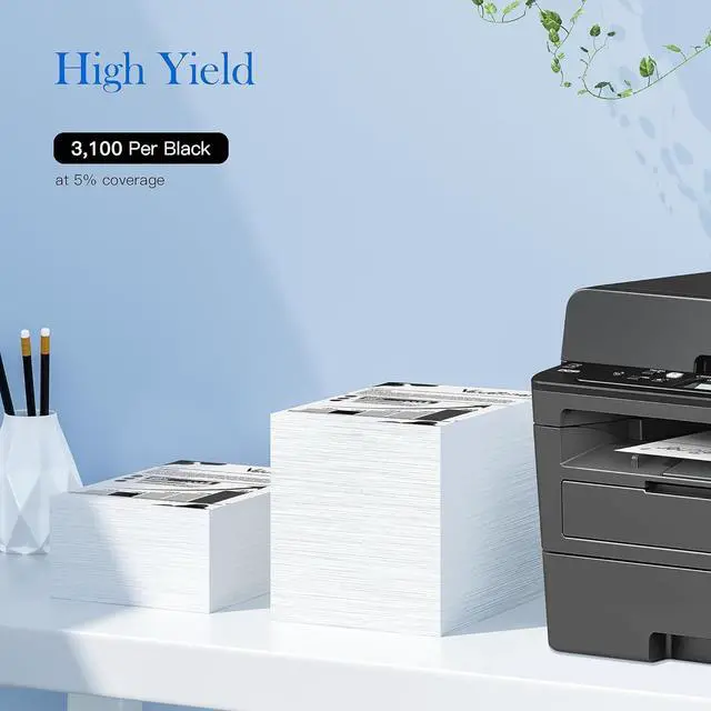 Alt view image 4 of 7 - Valuetoner CF226A CF226X 26A 26X Toner Cartridge Replacement  26A Black for Laserjet Pro M402n M402dn M402d M402dw MFP M426fdw M426fdn M426dw M426 M402 Printer (2 Black)
