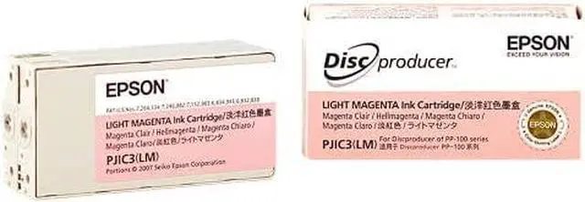 Alt view image 3 of 4 - PJIC3-C13S020449 Light Magenta Ink Cartridge (1-Pack) for DiscProducer PP-100 in Retail Packaging