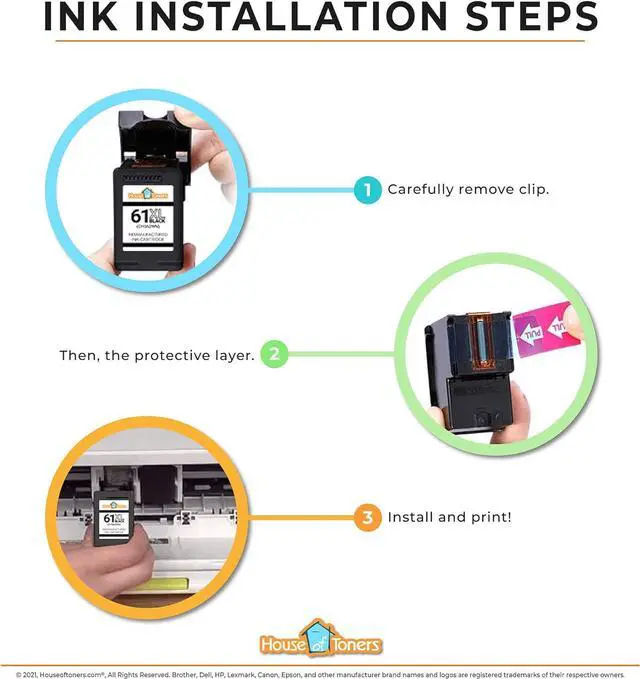 Alt view image 7 of 7 - Houseoftoners Remanufactured Ink Cartridge Replacement PG-240XL CL-241XL 240 XL 241 XL for PIXMA MG2120 MG3220 MG3222 MG3520 MG3620 MX432 MX452 MX472 MX532 TS5120 (1 Black 1 Color, 2PK)
