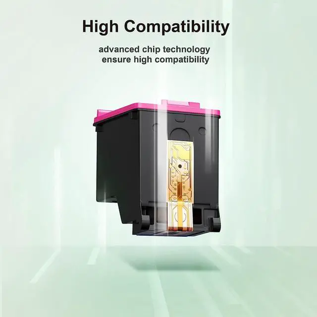 Alt view image 5 of 7 - 63XL Ink Cartridges Black and Color Replacement  63 Ink 63XL 63 Ink cartridges  Printers OfficeJet 3830 4650 4655 5200 5255 Envy 4520 4510 4512 DeskJet 1112 2130 L0R46AN, Remanufactured