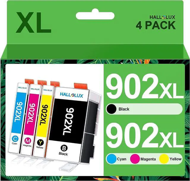 Main image of 902XL Ink Cartridges Replacement  902XL Ink Cartridges to use with OfficeJet Pro 6978 6960 6968 6958 6950 6970 6962 Printers (902XL Ink Cartridges Combo Pack, Black, Cyan, Magenta, Yellow)