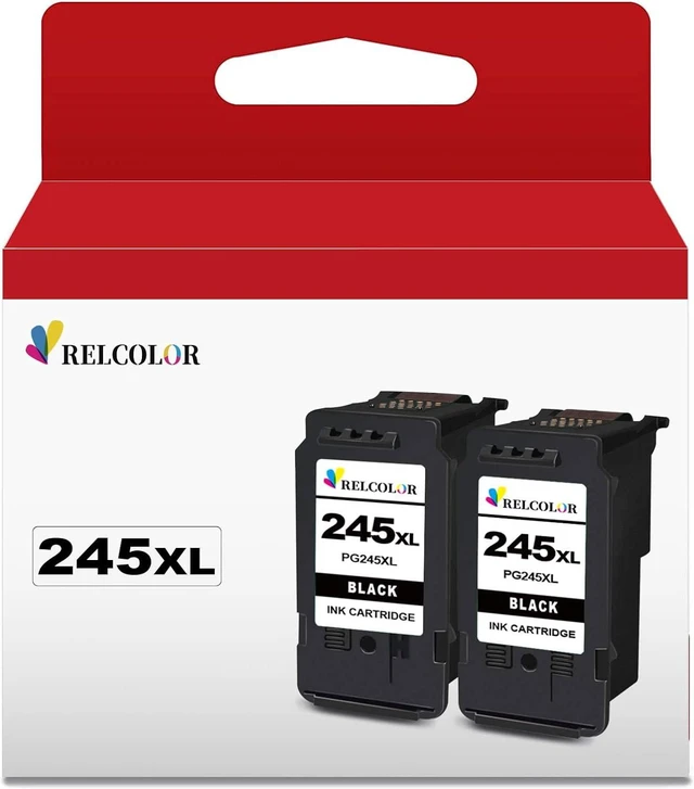 Remanufactured PG-245XL Black Ink Cartridge For Canon Pixma Printers - Compatible With TS3120, MG2520 & More