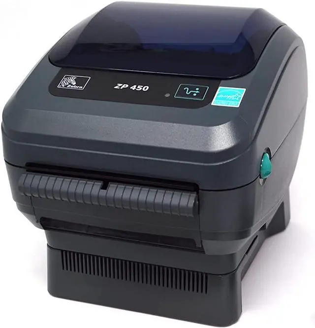 Main image of Ze bra ZP450 (ZP 450) Label Thermal Bar Code Printer | USB, Serial, and Parallel Connectivity 203 DPI Resolution | Made for UPS WorldShip | Includes Jetset Software