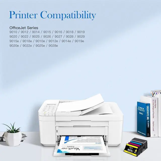 Alt view image 2 of 7 - Valuetoner Supply Remanufactured 962XL Ink Cartridges Combo Pack Replacement  962XL 962 XL for OfficeJet Pro 9015e 9018e 9015 9010 9025 9020 9018 9012 9028 Printer (Black, Cyan, Magenta, Yellow)