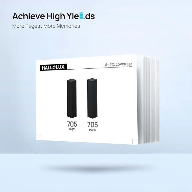 Alt view image 3 of 5 - 67XL Black Ink Cartridge Replacement  Ink 67 67XL Compatible with Envy 6000 6055e 6400e 6455e 6458e DeskJet 2755e 2700 4100 4155e Printer (2 Black)