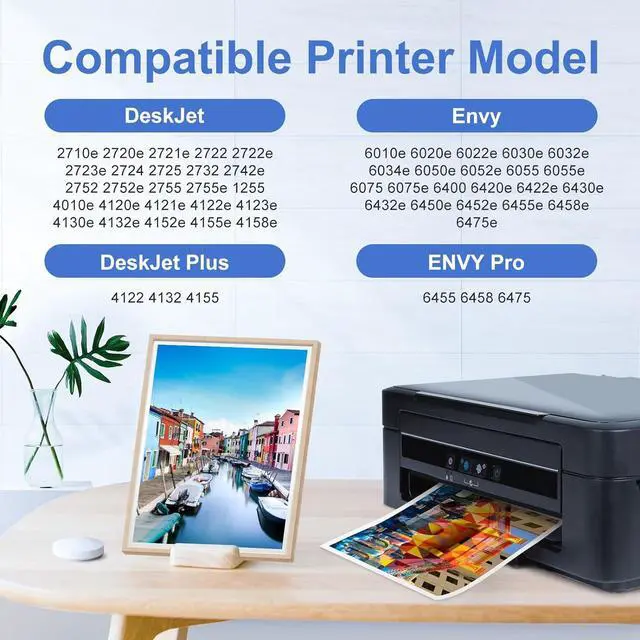 Alt view image 3 of 7 - 67XL Ink Cartridge Black Color Combo Pack Replacement Ink 67 67XL for DeskJet 2700e 2700 2755 2755e 4155 4155e 4100 Envy 6000 6400 6500 6055e 6052 6455e 6075 Printer 67 Ink 67XL Ink
