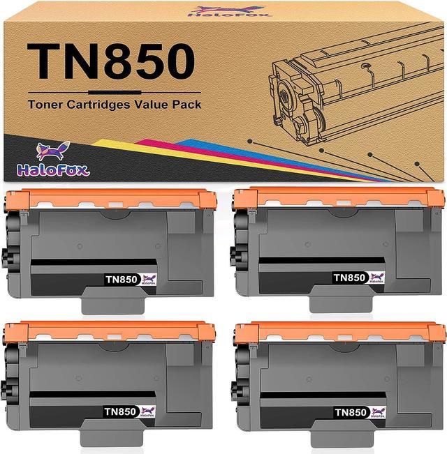 Brother Genuine High Yield Toner Cartridge, TN850, Replacement Black Toner,  Page Yield Up to 8, 000 Pages,  Dash Replenishment Cartridge