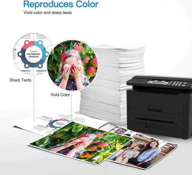 Alt view image 3 of 5 - LxTek Compatible Ink Cartridge Replacement  902XL 902 to use with Officejet 6978 6968 6962 6954 6975 Printers (2 Pack)