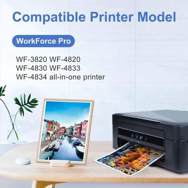 Alt view image 2 of 5 - MYCARTRIDGE SUPRINT 822XL Printer Ink Remanufactured Ink Cartridge Replacement 822XL 822 XL T-822 for Workforce Pro WF-4833 WF-3820 WF-4820 WF-4830 WF-4834 Black Color Combo Pack 822XL
