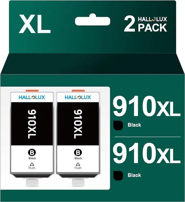 Main image of 910XL Ink Cartridges  Printer  910 XL 910XL Ink Cartridges Compatible with Officejet Pro 8025e 8028e 8035e 8028 8025 Printer (2 Black 910XL Ink Cartridges)