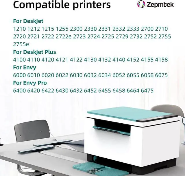 Alt view image 2 of 7 - 67XL Ink Cartridges Black Color Combo Pack Replacement  67, Ink 67,for Envy 6055e 6000, for DeskJet 2755e 2700 4155e 4100 6055 6455e 6400 4100e 2700e 6455 4155 2742e 2755 Printer(2-Pack)