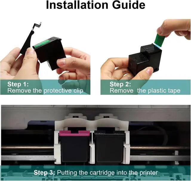 Alt view image 6 of 7 - High Yield  64XL Ink Cartridge Combo Pack, 64,64XL Ink Cartridge  Printers, 64 Ink,Fit for Envy Photo 7155 7858 7855 7800 6255 7100,for Tango Smart Home Smart Wireless Printer