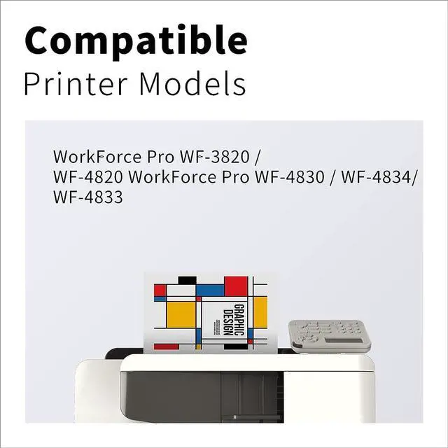 Alt view image 2 of 7 - 822XL Ink Cartridge Remanufactured Replacement  822XL T822XL 822 XL Combo Pack for Workforce Pro WF-3820 WF-4830 WF-4820 WF-4833 WF-4834 Printer (4-Pack 822XL Print Ink)