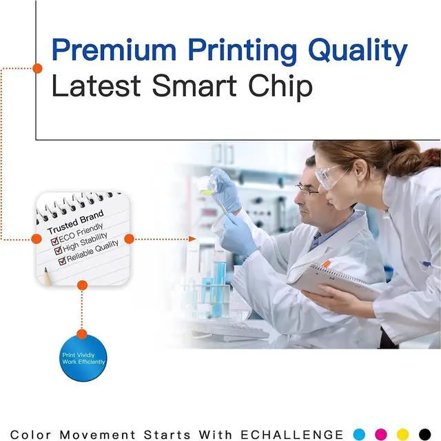 Alt view image 3 of 4 - T288XL 288XL High Yield - 5 Pack Remanufactured Ink Cartridge Replacement  288 288XL 288 XL T288XL to use with XP-440 XP-330 XP-446 XP-340 XP-430 (2 Black, 1 Cyan, 1 Magenta, 1 Yellow)