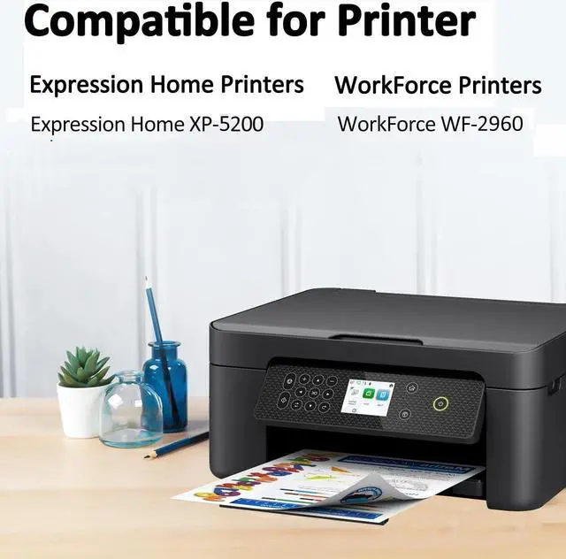 Alt view image 2 of 6 - 222XL Remanufactured Ink Cartridge Replacement  222 Ink Cartridges T222 for Expression Home XP-5200 Workforce WF-2960 Printer (Black, Cyan, Magenta, Yellow, 4 Pack)