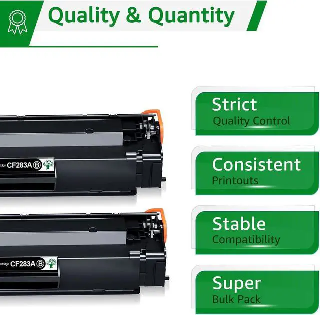Alt view image 5 of 6 - GREENSKY Compatible Toner Cartridge Replacement  83A CF283A 283A 83X 283X CF283X for Laserjet Pro MFP M127fw M225dw M201dw M127fn M125nw M225dn M125a M201n 225dw 127fn Printer(Black, 2-Pack)