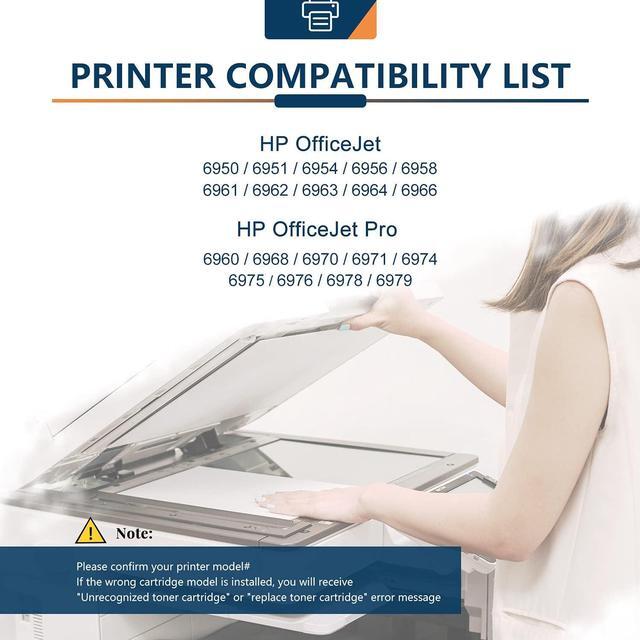 Alt view image 2 of 6 - 902XL Ink Cartridges Black Color Combo Pack Replacement  902 XL 902XL HP902 for Officejet 6978 6960 6962 6968 6970 6975 6954 6958 6950 6951 Printer (Black, Cyan, Magenta, Yellow, 4 Pack)