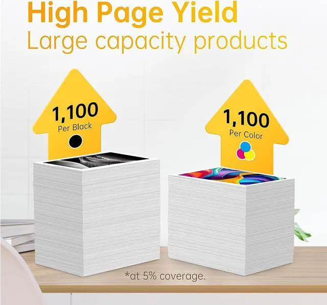 Alt view image 3 of 7 - LEMERO Remanufactured 812XL Ink Cartridges Combo Pack Replacement  812XL Ink Cartridges 812 XL T812XL for Workforce Pro WF-7840, WF-7820, WF-7310, EC-C7000 Printer (BK/C/M/Y, 4-Pack)