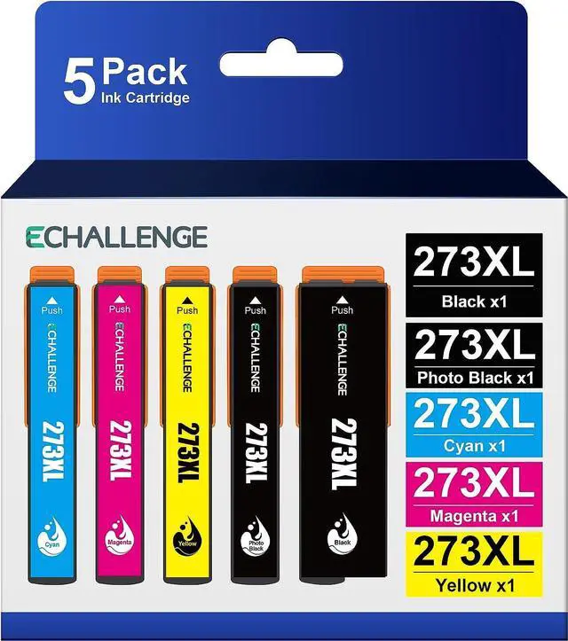 Main image of 273xl Ink Cartridge High Capacity Remanufactured Ink Replacement  273xl Ink Cartridges Combo Pack use with XP820 XP810 XP800 XP620 XP610 XP600 XP520 Printer Tray (BCMYPB, 5 Pack)