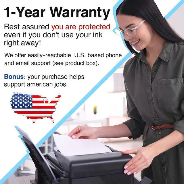 Alt view image 4 of 7 - Cartlee Remanufactured Ink Cartridge Replacement  64 XL 64XL for Envy Photo 6252 6255 6258 7120 7158 7155 7164 7800 7855 7858 7864 Inkjet Printers Pack Combo (1 Black, 1 Tri Color)