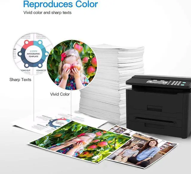 Alt view image 3 of 5 - LxTek Compatible Ink Cartridge Replacement  902 XL 902XL to use with Officejet 6978 6954 6962 6968 6975 Printers (5 Pack)