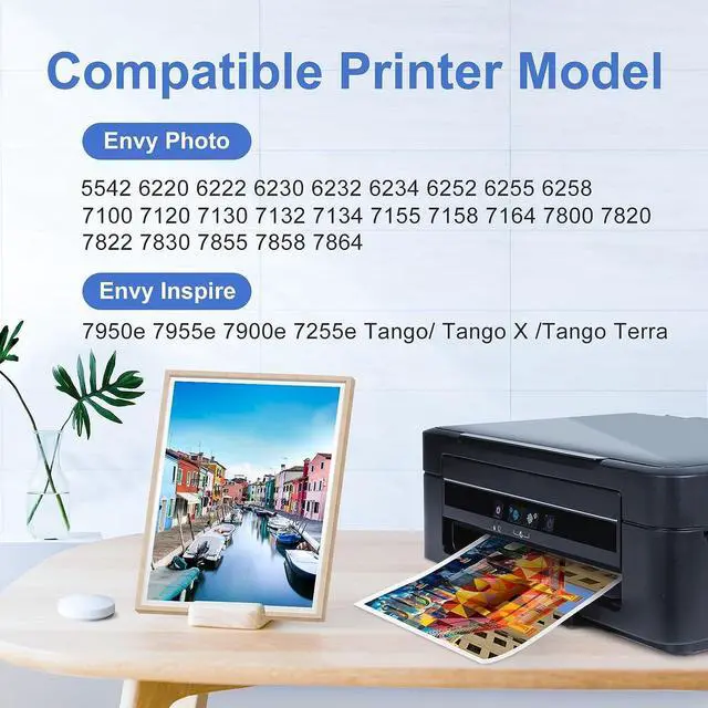 Alt view image 2 of 6 - MYCARTRIDGE SUPRINT 64XL Ink Cartridge Combo Pack Remanufactured Ink Cartridge Replacement 64XL 64 Ink for Envy 7855 7155 7858 5542 6255 7800 6232 6252 Printer Black Color