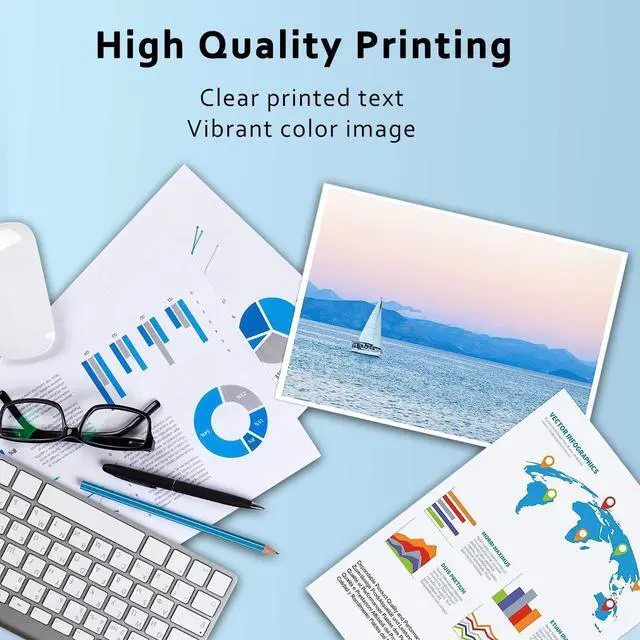 Alt view image 6 of 6 - 952XL Ink Cartridges Combo Pack Replacement  Ink 952 XL Compatible with OfficeJet Pro 8710 8720 7740 8210 8715 7720 8702 8725 8740 8730 8700 8200 Printer (2Black 1Cyan 1Magenta 1Yellow- 5 Pack)