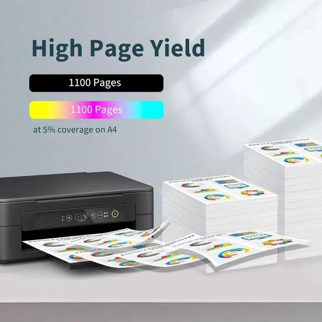 Alt view image 3 of 6 - OINKWERE 822XL Ink Cartridges Remanufactured Replacement  822XL Ink cartridges 822 XL T822 T822XL Compatible for Workforce WF-3820 WF-4820 WF-4830 WF-4833 WF-4834 Printer (4 Pack)