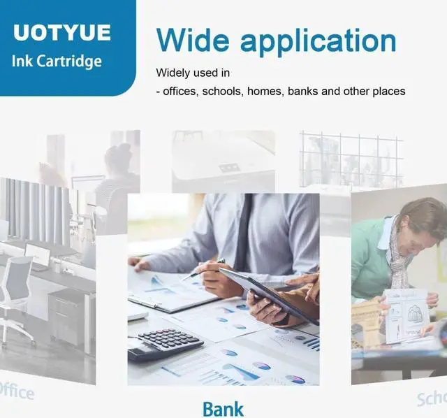 Alt view image 6 of 6 - 728 Ink Cartridges 4-Pack (300-ml Black / 130-ml Cyan/Magenta/Yellow) - Utye Compatible Ink Cartridges Replacement  728 Ink Work with T830 MFP & T730 Large Format Plotter Printer