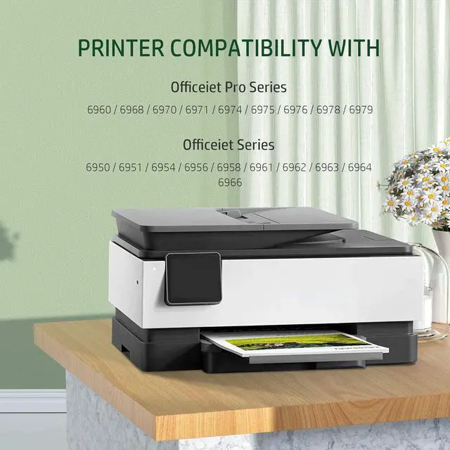 Alt view image 2 of 6 - 902XL Ink Cartridge Combo Pack Replacement  902 902xl Ink Cartridges  Printers OfficeJet Pro 6978, OfficeJet Pro 6968, 6960, 6970, 6958 Printer, 902 Black and Color Combo Pack (4 Pack)