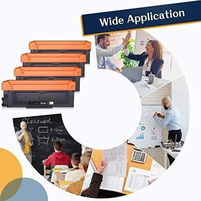 Alt view image 2 of 6 - ColorKing Compatible Toner Cartridge Replacement TN660 TN-660 TN630 TN-630 MFC-L2700DW MFC-L2740DW HL-L2380DW HL-L2300D HL-L2320D DCP-L2540DW Printer (4-Pack, Black)