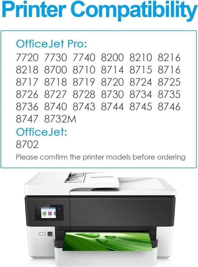 Alt view image 5 of 7 - GALADA Remanufactured Ink Cartridges Replacement  952XL 952 XL Combo Pack for OfficeJet Pro 8710 8715 8720 8210 7740 7720 7730 8725 8730 8740 Printer