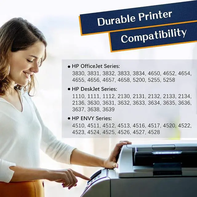 Alt view image 3 of 7 - ColorKing Remanufactured Replacement 63XL Black Ink Cartridge 63 Ink Cartridges Printers OfficeJet 3830 4650 4652 4655 5200 5255 5258 Envy 4520 4512 DeskJet 1112 2132 3630 (2 Black)