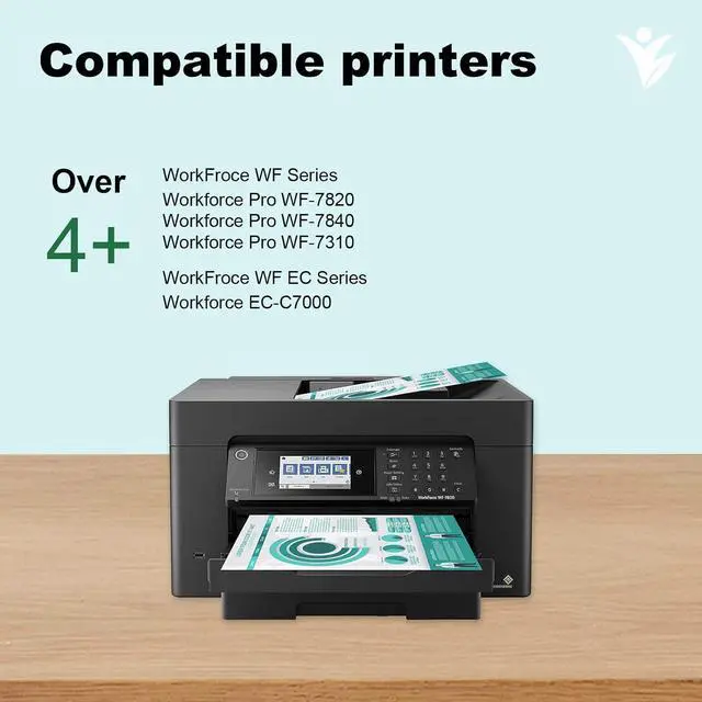 Alt view image 2 of 6 - YUANQIMM Remanufactured 812XL Ink cartridges High Yield Replacement  812 Ink Cartridges 812 XL T812 Work with Epson Workforce Pro WF-7840 WF-7310 WF-7820 EC-C7000 Printer (4 Pack,BCMY)