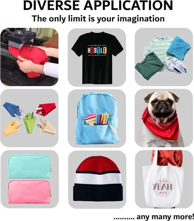 Alt view image 4 of 6 - Premium PRO DTF Ink Refill for Inkjet Printers Heat Transfer Film Printing, Large and Wide Format Commercial Edition (250ml x 6, CMYK Wh)