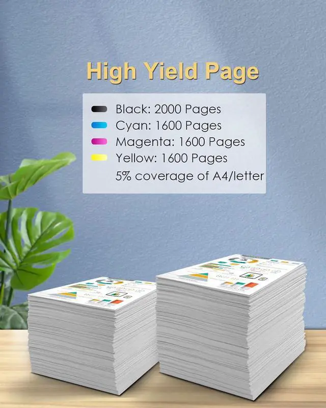 Alt view image 4 of 6 - GALADA Remanufactured Ink Cartridges Replacement  962XL 962 XL for OfficeJet Pro 9015 9010 9025 9020 9018 9012 9028 Printer (1 Black 1 Cyan 1 Magenta 1 Yellow, 4 Pack)