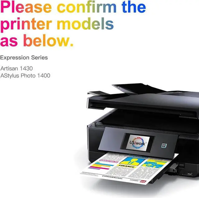 Alt view image 3 of 7 - Uniwork Remanufactured 79 Ink Cartridge Replacement 79 Ink Cartridges use with Artisan 1430 Stylus Photo 1400 Printer (2 Black 1 Cyan 1 Magenta 1 Yellow 1 Light Cyan 1 Light Magenta) 7 Pack