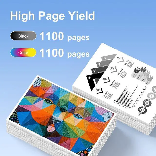 Alt view image 3 of 6 - 812XL Ink Cartridges Combo Pack Remanufactured Ink Cartridge Replacement  812 XL 812XL T812XL for Workforce WF-7840 WF-7820 EC-C7000 WF-7310 Printer (4 Pack) 812 Ink Cartridges