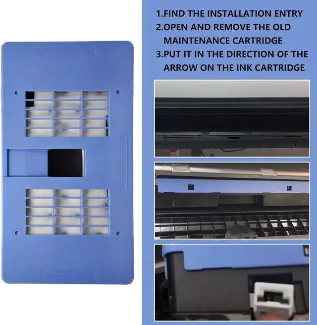 Alt view image 6 of 7 - MC-31 Maintenance Cartridge Compatible with Canon imagePROGRAF TM-200/205/300/305 TM-5200/5205 TM-5300/5305 TA-20/30 Printers