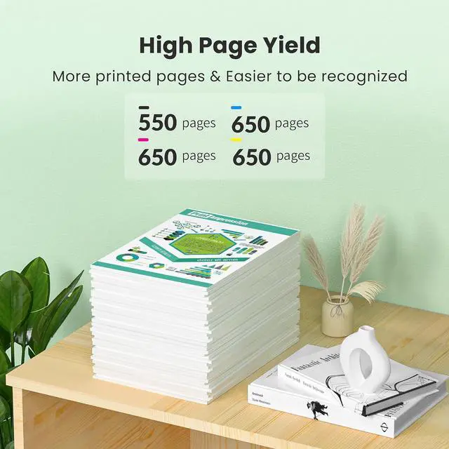 Alt view image 3 of 7 - 302XL T302XL T302 Remanufactured Ink Cartridges Replacement  302 Ink Cartridges Multipack for Expression XP-6000 XP6000 XP-6100 XP6100 Printers (Black Photo Black Cyan Magenta Yellow, 5-Pack)