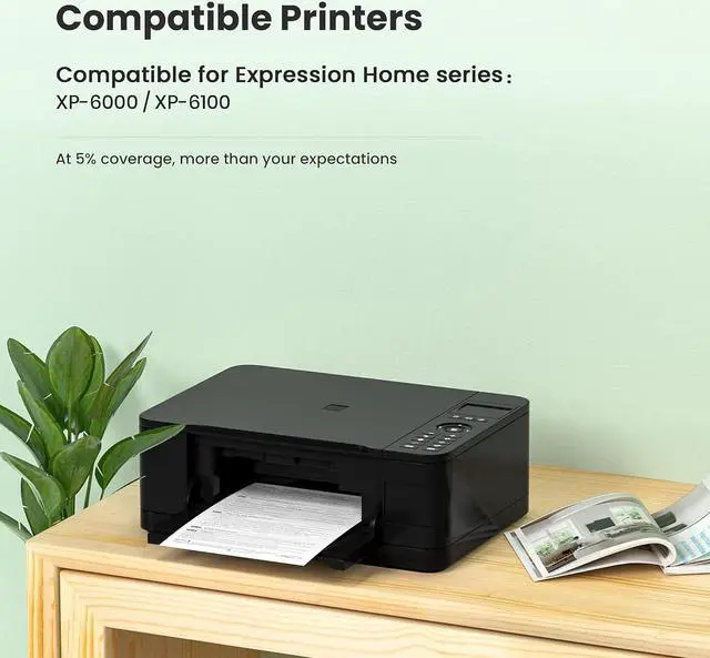 Alt view image 4 of 7 - 302XL T302XL T302 Remanufactured Ink Cartridges Replacement  302 Ink Cartridges Multipack for Expression XP-6000 XP6000 XP-6100 XP6100 Printers (Black Photo Black Cyan Magenta Yellow, 5-Pack)