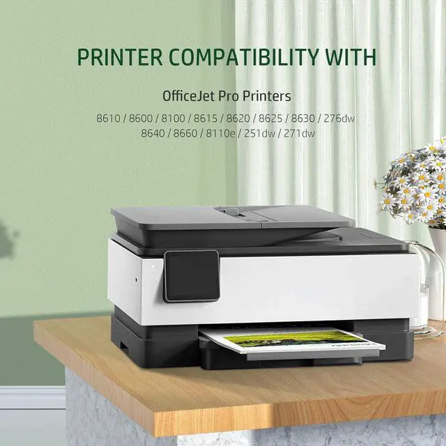Alt view image 2 of 7 - 950XL 951XL Combo Replacement 950 951 Ink Cartridges Combo Pack Work OfficeJet Pro 8600 Ink Cartridges, OfficeJet Pro 8610, Pro 251dw 276dw, 8100 8620 Series, 5 Pack
