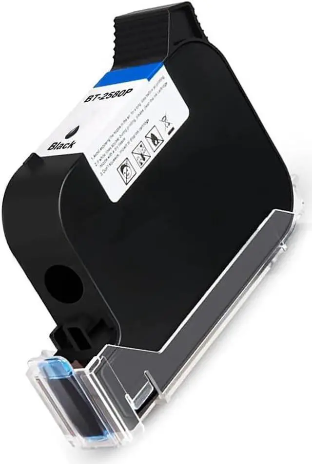Main image of UPRINTJET BT-2580P Black Original Solvent Quick Dry Ink Cartridge Handheld Inkjet Cartridge Replacement 42ml Quick-Drying Ink Cartridge for Handheld Printer BT-HH6105B2/B10 Mini Inkjet Printer